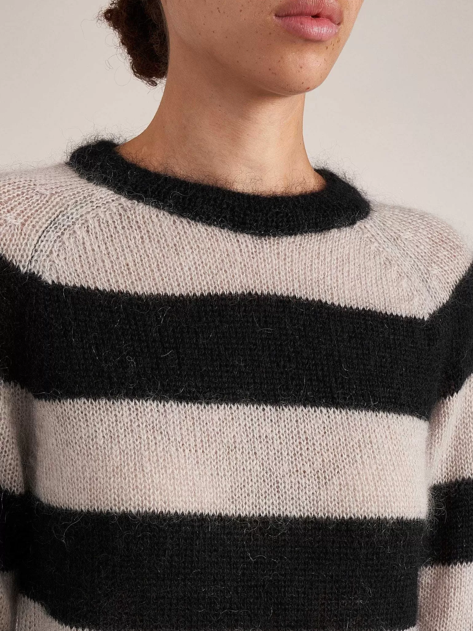 | Kidmohair Wide Stripe Sweater^Sarahwear Shop